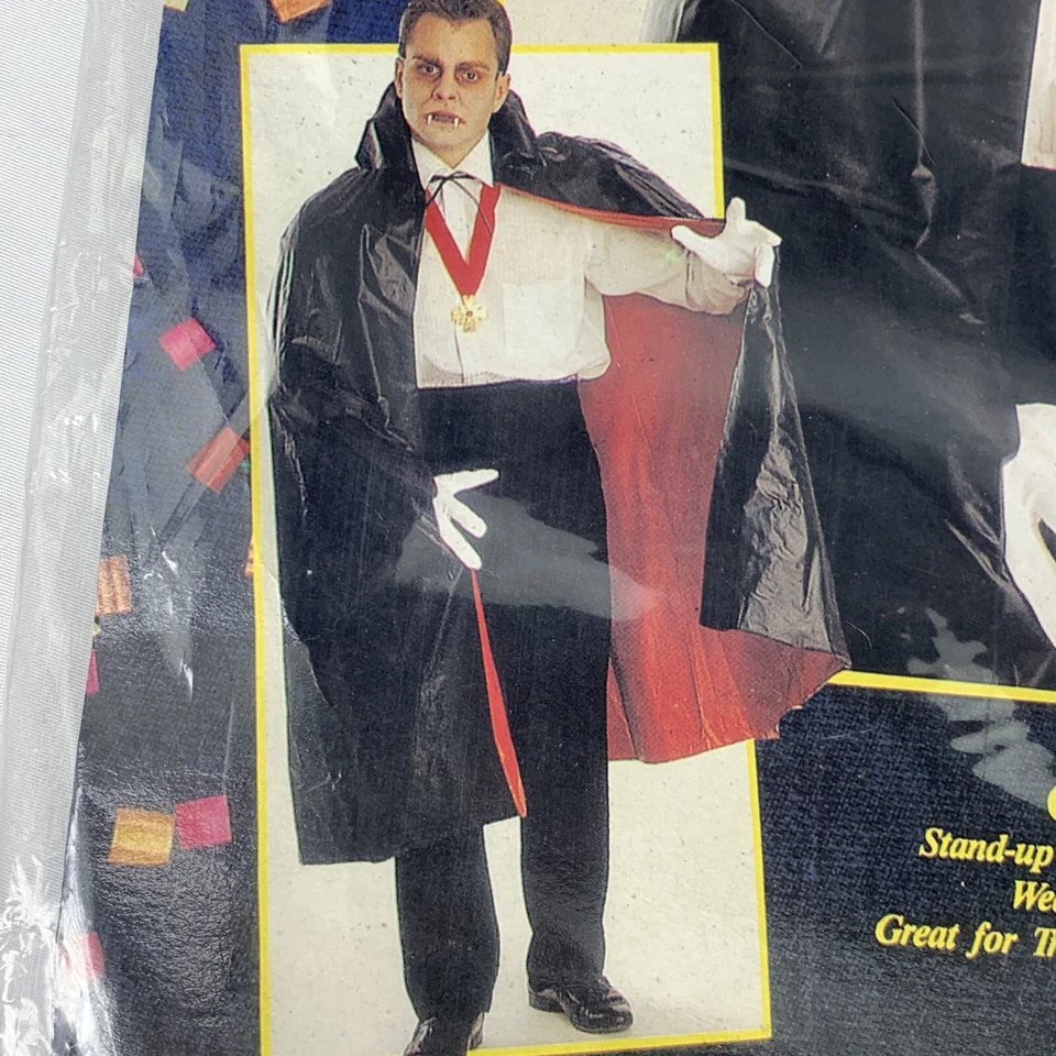 Capa Rubies 45" Reversible Talla Única Para Todos Negro/Rojo Nueva Foto 4 de 4