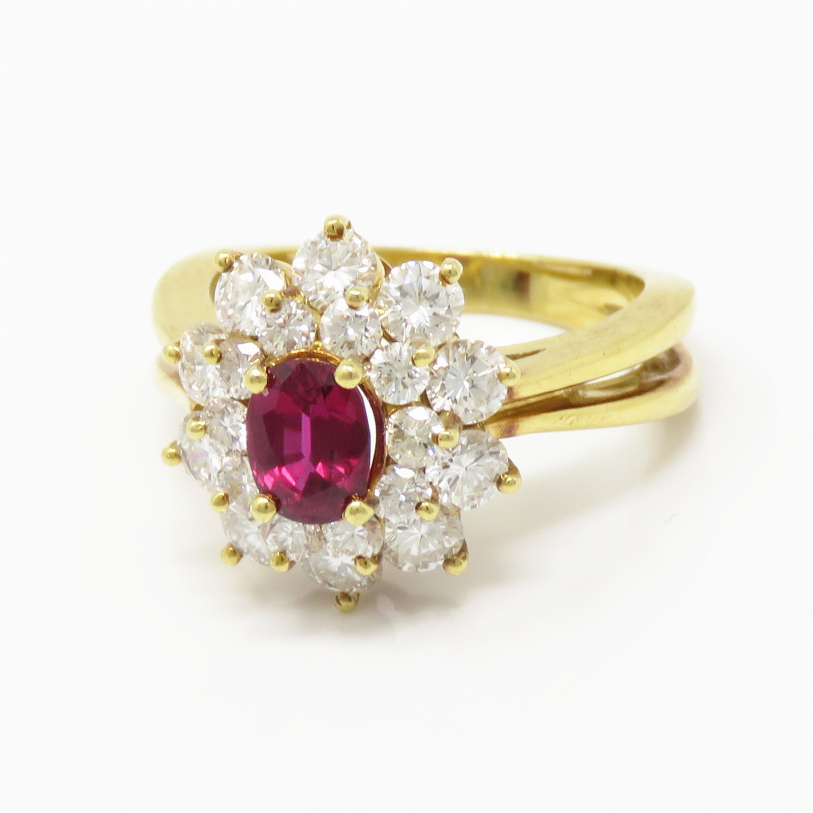 NYJEWEL Kurt Wayne 18k Yellow Gold Natural Ruby &… - image 2
