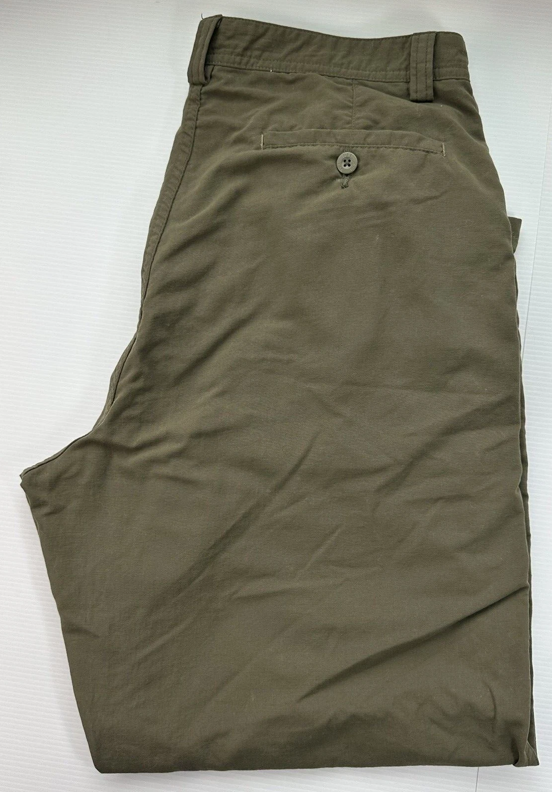 REI Men 36x30 (meas 36x28) Pants UPF 40+ Hiking Outdoor Khaki Cargo Nylon