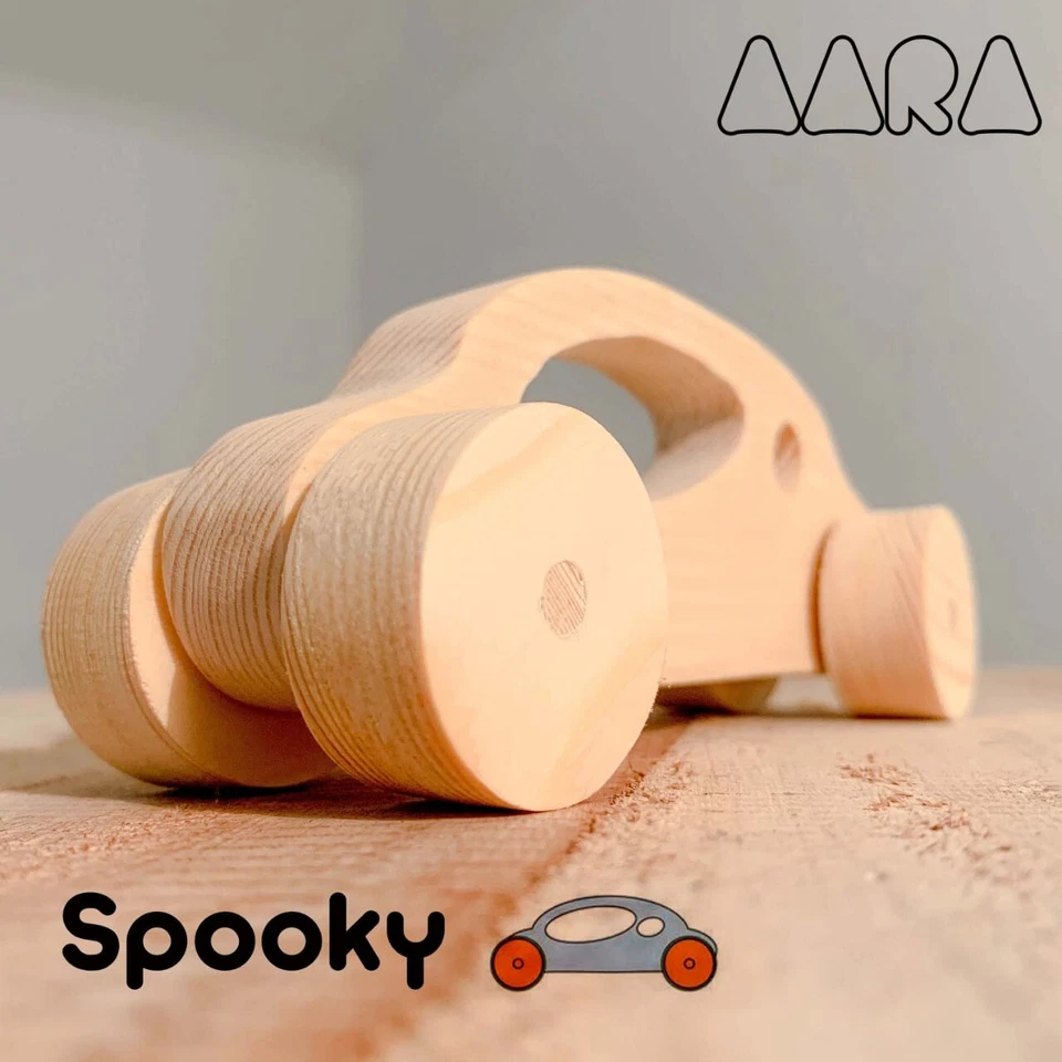 Juguete de madera hecho a mano coche de regalo para bebé y niño pequeño juguete hecho a mano coche de juguete para bebé Foto 2 de 4