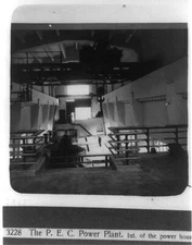 P.E.C.,Palestine Electric Corporation Power Plant,Interior of Power House,c1925