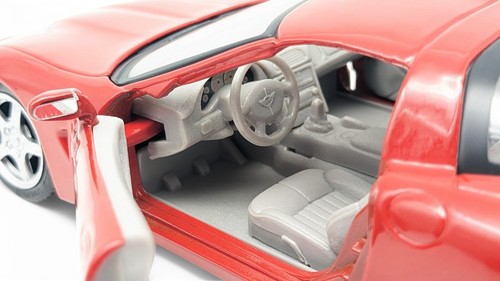 Vintage 1997 Chevrolet Corvette C5 1:24 Scale Diecast car Red by Maisto - Picture 11 of 20