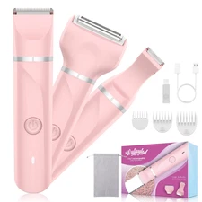 Electric Razors & Shaver for Women 3-in-1 Rechargeable Bikini Trimmer – Painl...