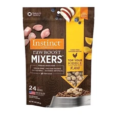Instinct Raw Boost Mixers Freeze Dried Raw Dog  Assorted Flavor Names , Sizes 
