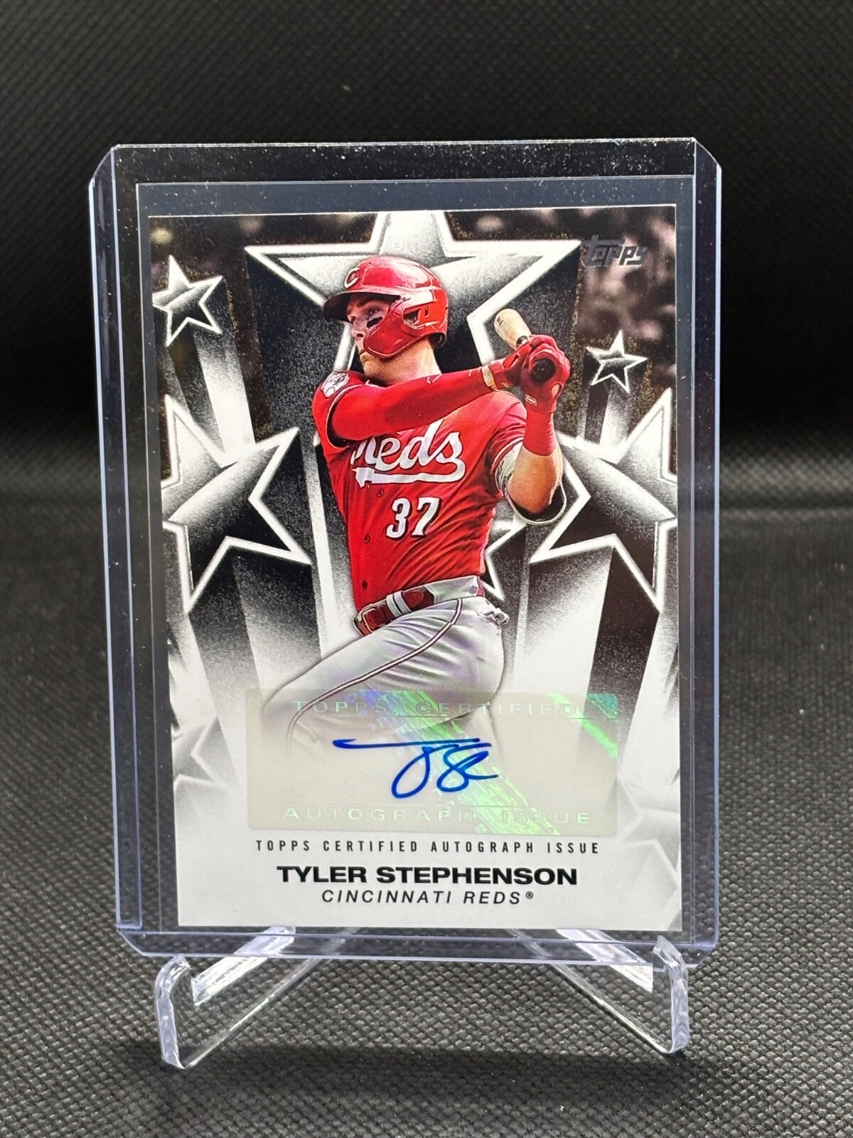 2025 Topps Series 1  Tyler Stephenson Baseball Stars Autograph Auto Reds  Nice