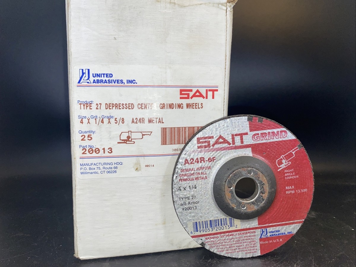 Box 25 United Abrasives SAIT 20013 A24R 4