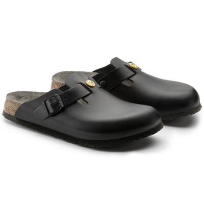 BIRKENSTOCK Professional Clog Boston ESD 61360 schwarz Leder antistatik normal 