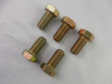 Hex Head Bolt 1/2"- 20 x 1" Long  "5 Bolts"  Grade 8  Zinc  1/2-20x1