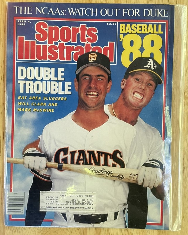 Sports Illustrated :: 4/4/1988 :: The NCAAs - Duke- Baseball Will Clark/McGwire
