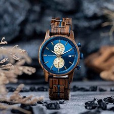 BOBO BIRD Reloj Hombre Madera Wengué - OFERTA 60% Descuento