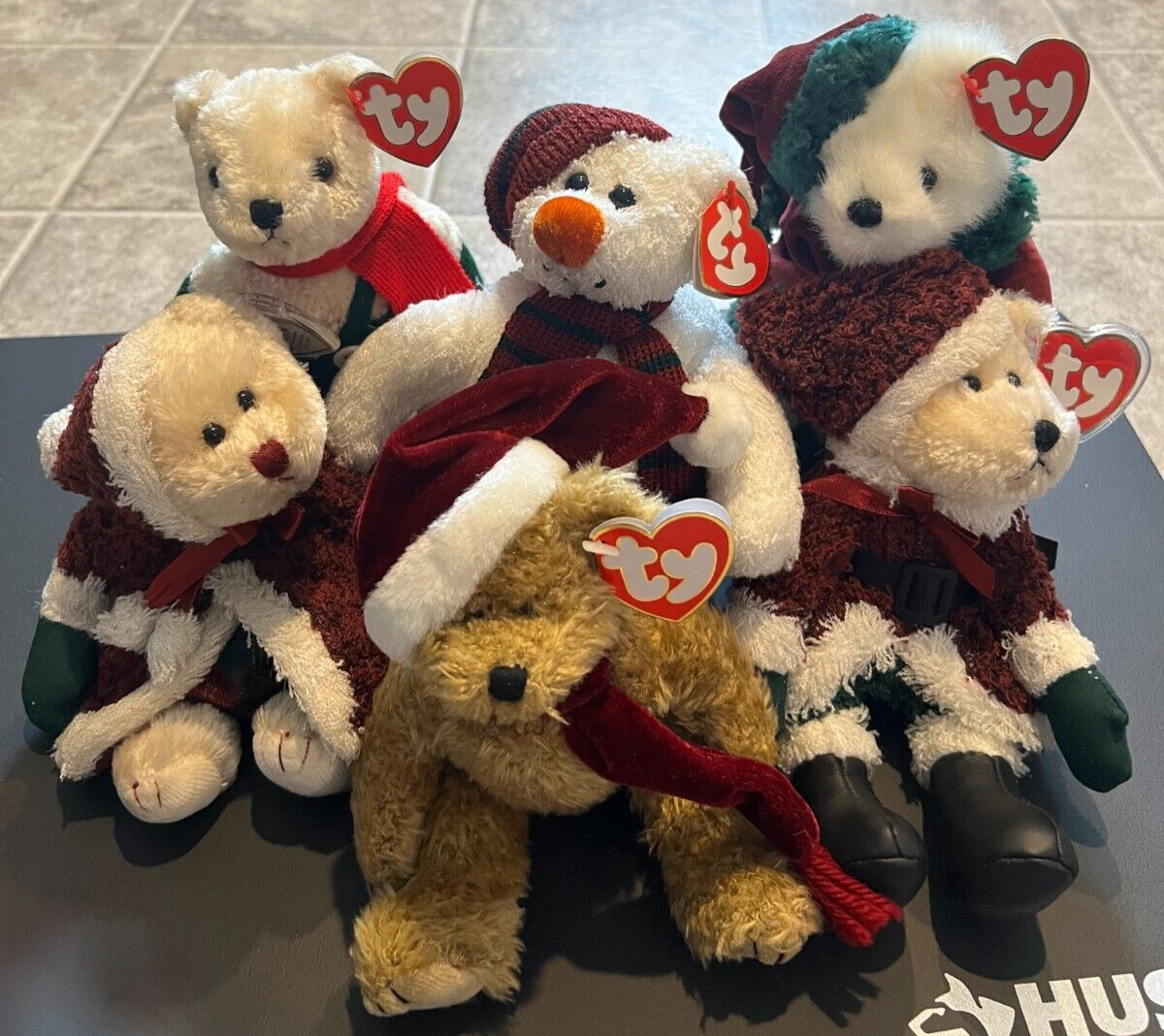 Ty Attic Treasure Beanie Babies 6pc. Collection Tag Errors Mint
