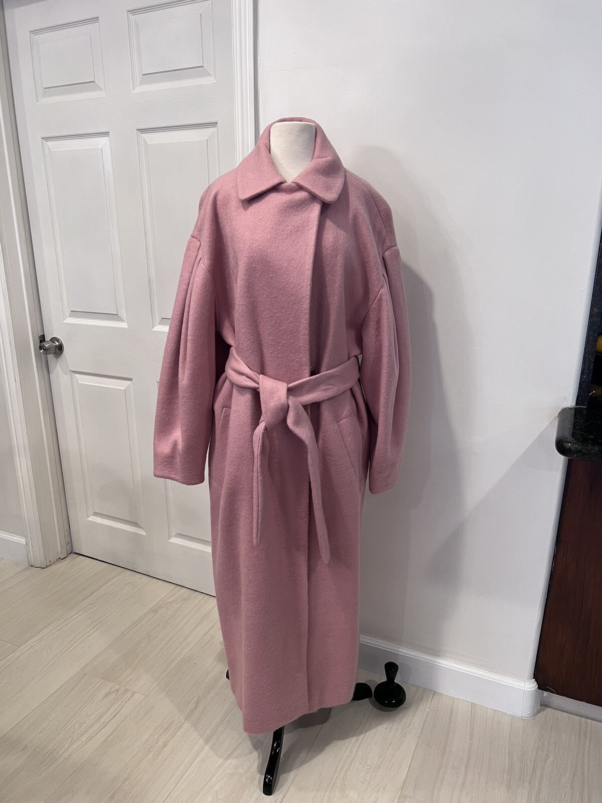 Women’s Long Coat Jacket Pink Sz 14 (US) PLUS SIZE OVERSIZED