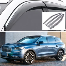 Rain Guards Wind Deflectors Window Visor Shade for 2019-2023 Lincoln Nautilus