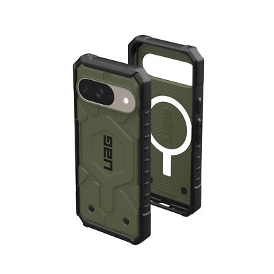 UAG Google Pixel 9 Case Pathfinder Olive Drab, Magnetic Charging Rugged Cover