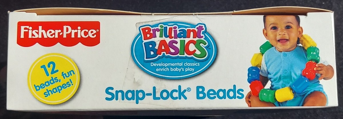 Fisher Snap Lockbeads Baby Eye Hand Coordination Fine Motor Skills