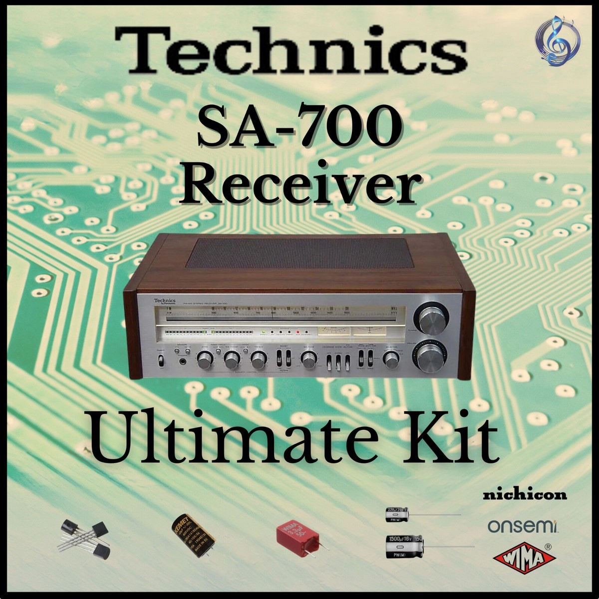 Technics SA-700 Receiver Ultimate Upgrade Kit Genuine Parts