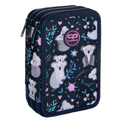 COOLPACK 3-FACH 44-teilig Mäppchen Federmappe Federtasche DREAMING KOALA BÄR