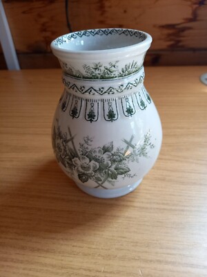 Antike/viktorianische Boulton, Machin & Tennant (B.M&T) 'Rural' Bone China Vase