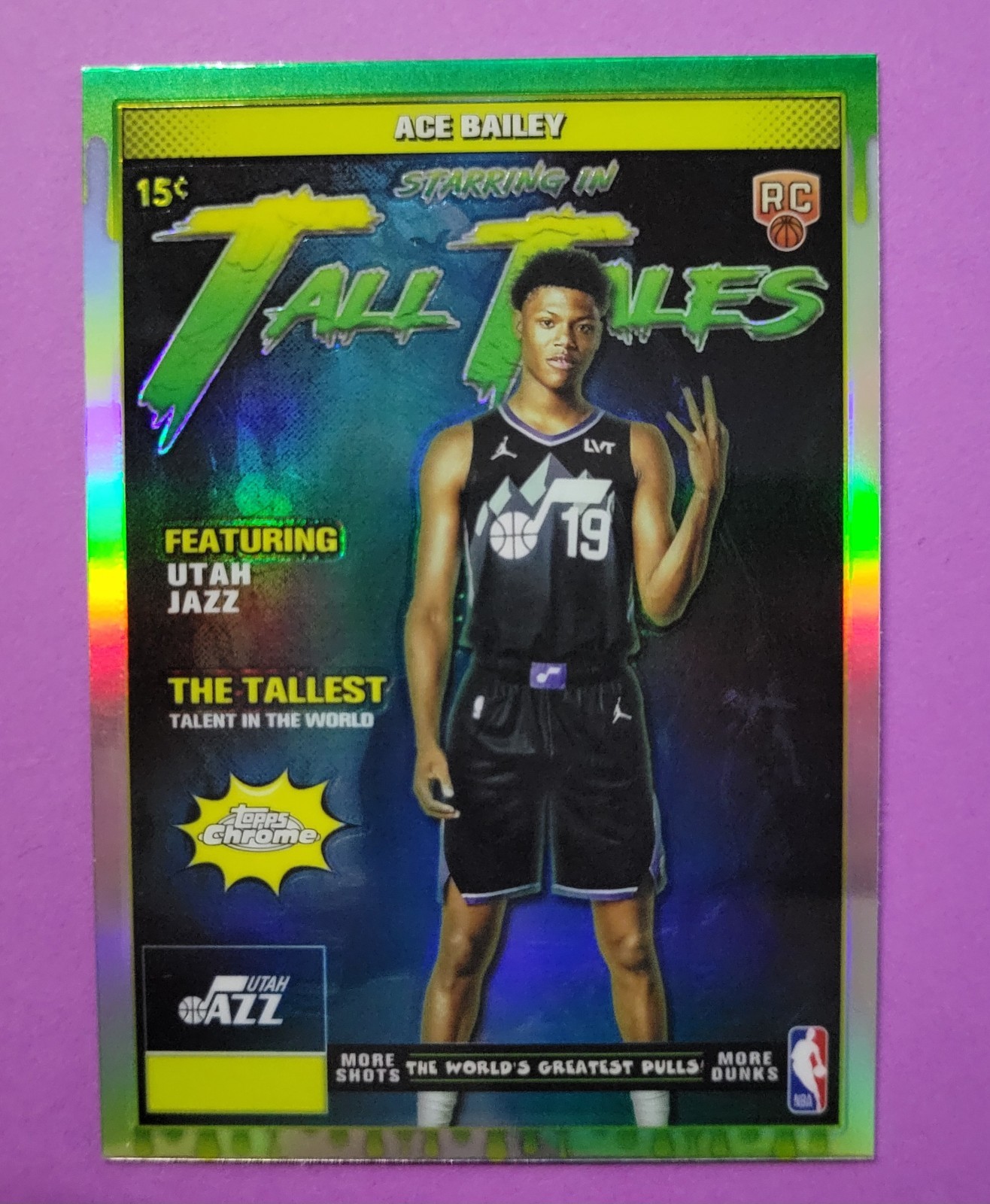 2025-2026 Topps Chrome Ace Bailey Tall Tales Refractor # TT-23