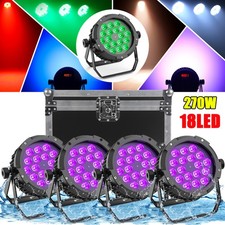 18X15W Waterproof RGBWA UV LED Par Up Light DMX Stage DJ Par Light Beam w/Case