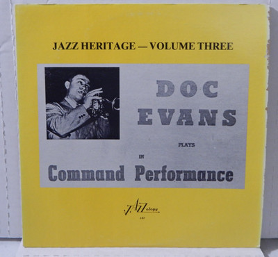 DOC EVANS Plays Command Perfomance Jazz Heritage Vol Three
