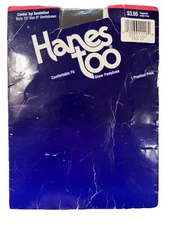 HANES TOO Control Top Sandalfoot Pantyhose Size EF Style 137 Gentlebrown NEW