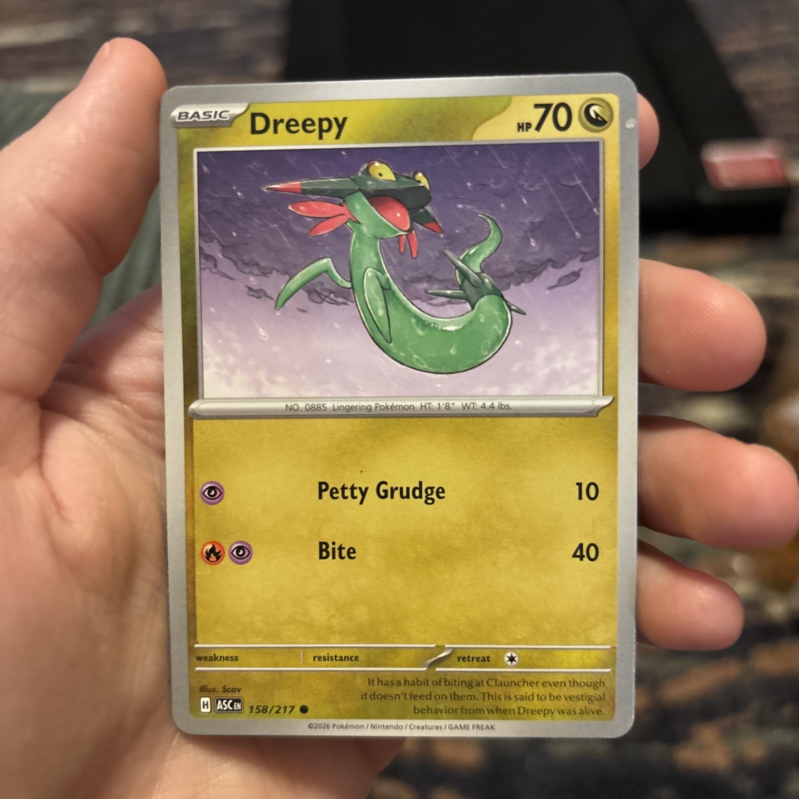 Dreepy - 158/217 - Ascended Heroes ASC - Pokemon - NM/M English