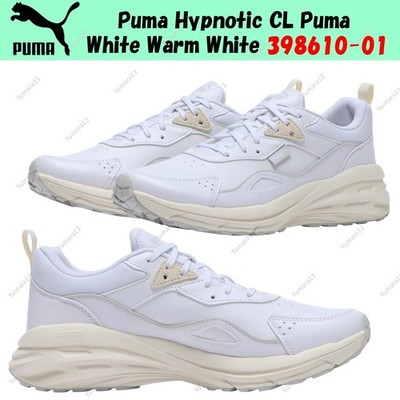 Puma Hypnotic CL Puma White Warm White 398610-01 Men's Size