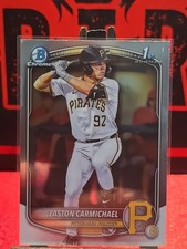 2025 Bowman Draft Chrome #BDC-50 Easton Carmichael 1st Bowman Pittsburgh Pirates