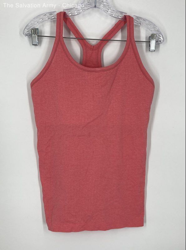 Lululemon Womens Coral Pink Sleeveless Activewear Pullover Tank Size Large