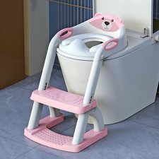 Potty Training Seat, SKYROKU Upgrade Toddler Toilet Seat for Kids 8899 Pink