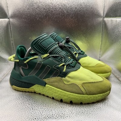 Size 9 Adidas Nite Jogger Ivy Park Green Yellow Mens Athletic Sneakers S29041