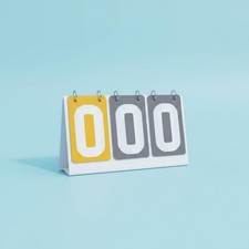 3 Digit Scoreboard Multi-Functional Sports Equipment Smooth Flipping for