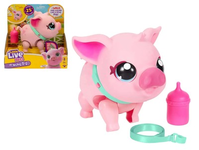Moose Toys 300000 - Little Live Pets, My Walking Pig, Mein Hausschwein...