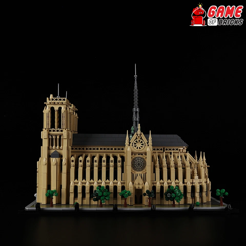 Kit de luces para Notre-Dame de Paris 21061 - Juego de ladrillos Foto 2 de 4