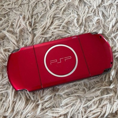 Sony PSP-3000 Radiant Red Handheld Console, No Battery or SD