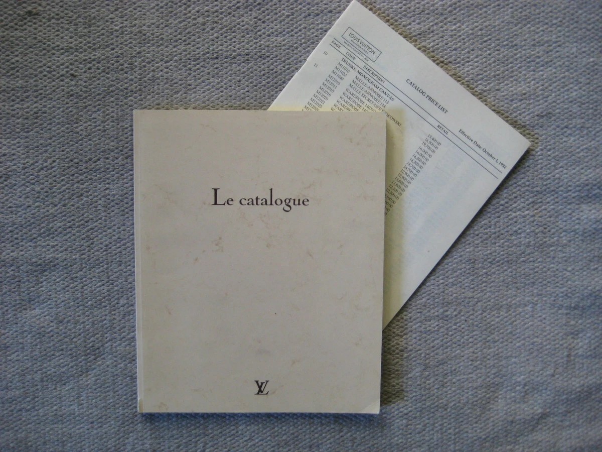 Louis Vuitton Book In Clothing & Fashion Catalogs for sale | eBay