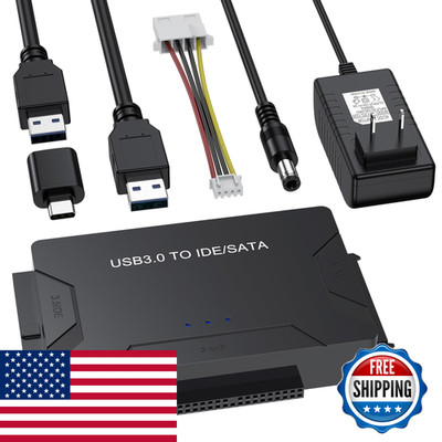 Vorodcip Hard Drive Reader Usb 3.0 Type C To Sata Ide Adapter Internal Data