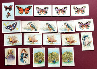 MY WEEKLY 1915 VARIOUS SILK CARDS / DUPLICATES X 20 GOOD CONDITION