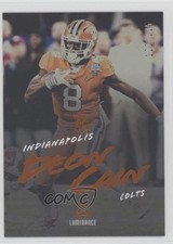 2018 Panini Luminance Rookie Orange Luminance 122/225 Deon Cain #130 3wl