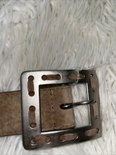 Belt Suede M38 Inch Long Genuine Leather Tan Double Layer 1.5 Belt 2.5 Buckle