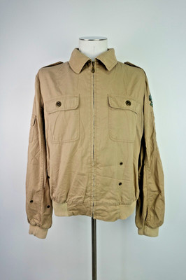 Roberto Cavalli Herrenjacke Vintage Safari Beige Regular TG 50