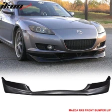 Fits 04-08 Mazda RX-8 Coupe 4DR EVO Style Front Bumper Lip Spoiler Splitter - PU