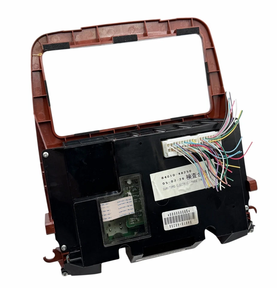 04-07 Toyota Highlander Woodgrain Digital Climatizador Control 84010-48250 OEM Foto 3 de 4