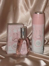 YARA WOMEN SET X 2 EAU DE PARFUM SPRAY 50 ml. DEO PERFUMED SPRAY 200ml - NEW 