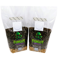 2-Pack - All-in-One Mushroom Growing Kit Sterile Grow Bag Rye