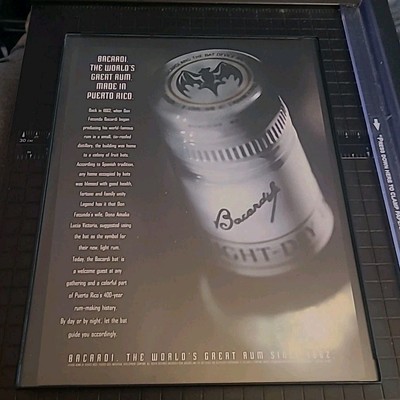 Bacardi Rum Liquor Vintage Framed Print Ad 1999 8.5X11 