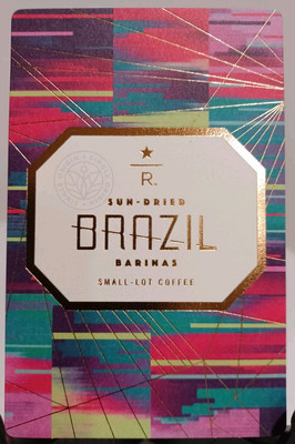 STARBUCKS TASTER CARD 2017'' BRAZIL BARINAS '' BRAND NEW   GREAT PRICE~NICE ART