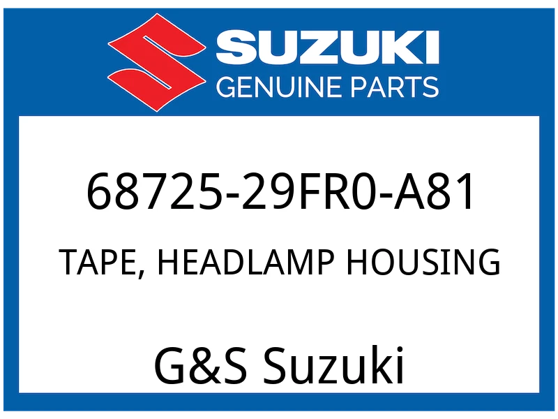 TAPE, HEADLAMP HOUSING