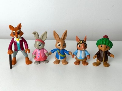 Peter Rabbit Figuren - Benjamin Bunny Lily Bobtail Mr Todd Fox - Cbeebies